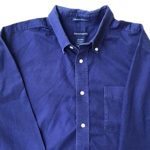 KnightBridge Men Dress Shirt/size L/color Blue